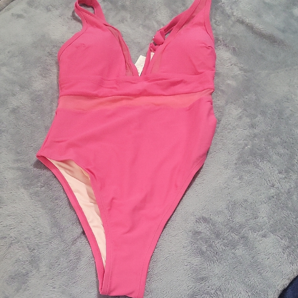 Pink Kids One Piece Swimsuit